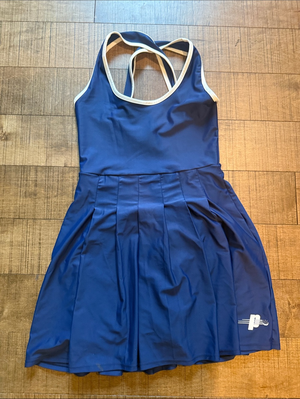 PRINCE / Target NavyTennis Dress with Cream Trim
